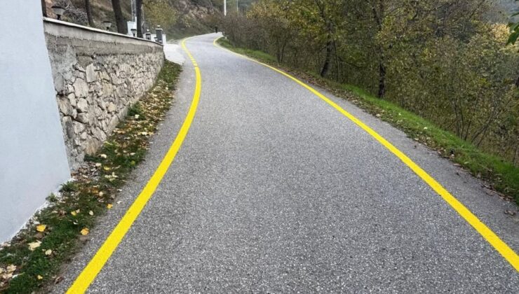 Düzce İl Özel İdaresi’nden Gölyaka’da Yol Güvenliğini Artıran Çalışma