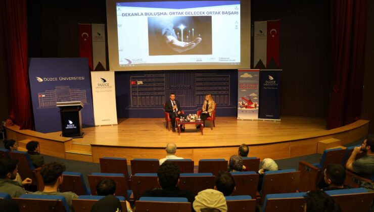 ”Dekanla Buluşma Ortak Gelecek, Ortak Başarı” Etkinliği Gerçekleştirildi