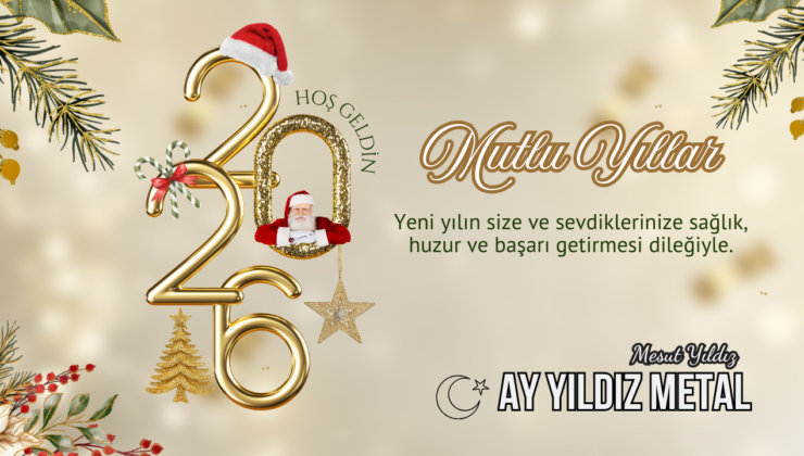 AYYILDIZ METAL YILBAŞI REKLAM MESAJI