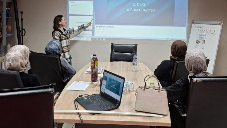 Düzce’de Gebe Okulu Eğitimleri Sürüyor