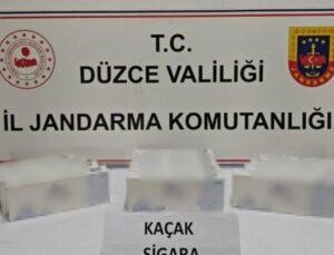Düzce’de Kaçakçılık Operasyonu: Binlerce Kaçak Ürün Ele Geçirildi