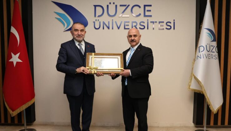 Cumhurbaşkanı Başdanışmanı Dr. İsrafil Kışla, Düzce Üniversitesi’ni Ziyaret Etti