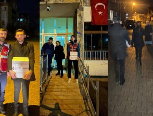 Zafer Partisi Düzce İl Teşkilatı Cumayeri’nde Koli Dağıttı