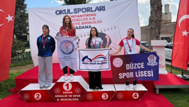 Düzce Spor Lisesi’nden Oryantiring Türkiye Şampiyonası’nda Gururlandıran Başarı