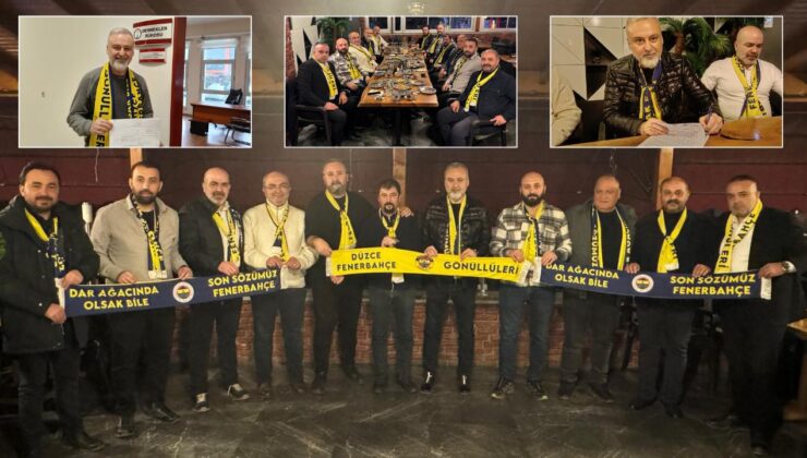 Düzce Fenerbahçe Gönüllüleri Derneği Kuruldu