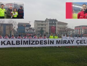 Düzce Kadın Futbol Takımı, Miray Çelik İçin Pankartla Sahaya Çıktı