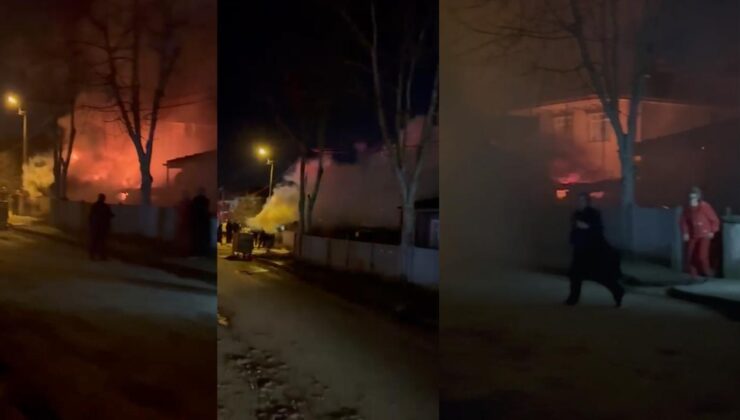 Düzce’de Korku Dolu Anlar: Alevler Kulübeyi Sardı, Ekipler Seferber Oldu