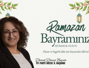 DEMET DEMİR BOŞVER RAMAZAN BAYRAMI REKLAM İLANI