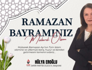 HÜLYA EROĞLU RAMAZAN BAYRAMI REKLAM İLANI