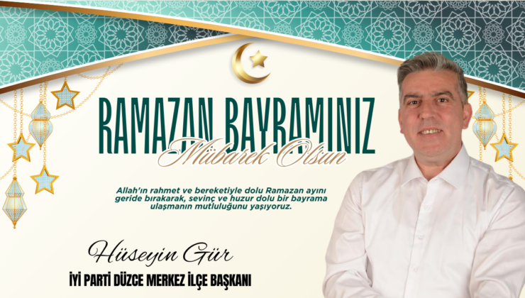 HÜSEYİN GÜR RAMAZAN BAYRAMI REKLAM İLANI