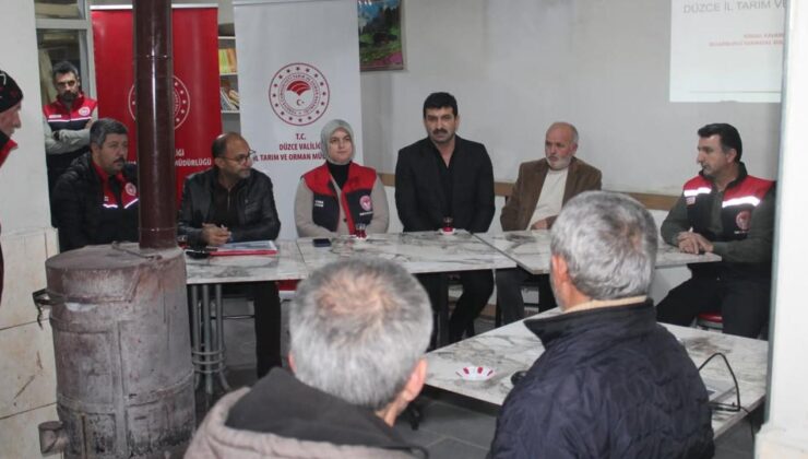 Düzce’de Üreticilere Modern Sulama ve Kırsal Kalkınma Bilgilendirmesi