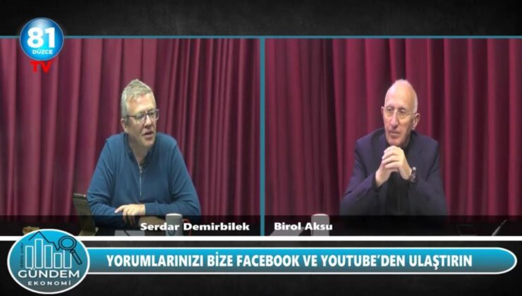 81 Düzce TV’de Petrol ve Tarım Fiyatları ‘Gündem Ekonomi’ Programında konuşuldu