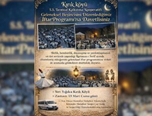 Kırık Köyü’nde Geleneksel İftar Programının Beşincisi Düzenleniyor