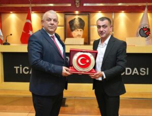 Başkan Hakan Çakır, DTSO Başkanı Erdoğan Bıyık’ı Ziyaret Etti