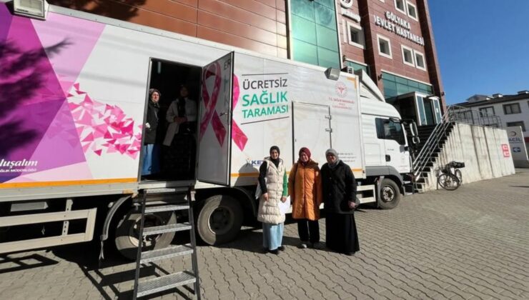 Gölyaka’da Kanserle Erken Mücadele: Mobil Tarama Tırı Vatandaşlarla Buluştu