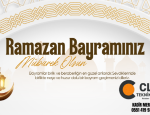 CLAS TEKNİK KAUÇUK RAMAZAN BAYRAMI REKLAM İLANI