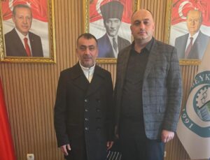 Düzce Gazeteciler Cemiyeti Başkanı Hakan Çakır, Beyköy Belediye Başkanı Fatih Ocak’ı Ziyaret Etti