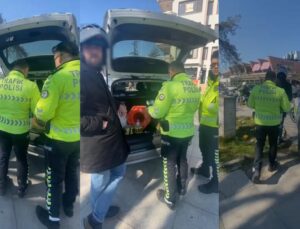 Dur İhtarına Uymayan Alkollü Sürücü 244 Bin Lira Ceza Yedi; Gazetecinin Eşofmanını Beğenmedi