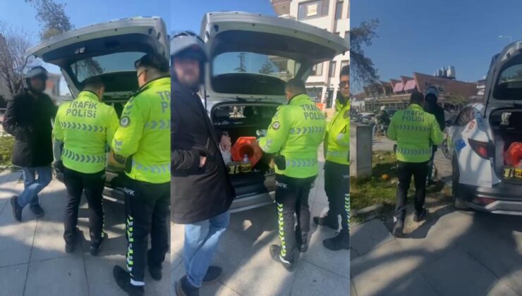 Dur İhtarına Uymayan Alkollü Sürücü 244 Bin Lira Ceza Yedi; Gazetecinin Eşofmanını Beğenmedi