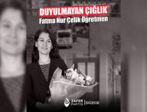 Zafer Partisi Düzce İl Başkanı Hülya Eroğlu’ndan Basın Açıklaması