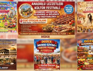 Düzce’de Büyük Fuar Heyecanı: İstanbul İndirim Çadırı’ndan Yöresel Lezzetlere Kadar Her Şey Var