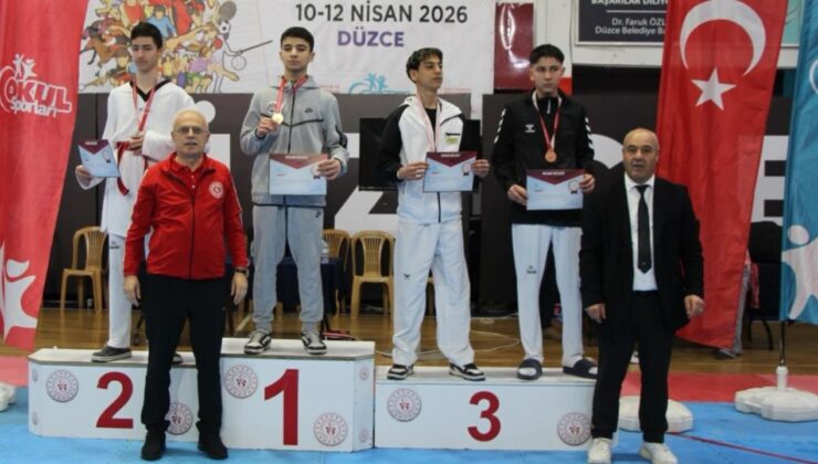 Düzce’de Taekwondo Şöleni Tamamlandı: Şampiyonlar Belli Oldu