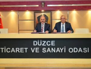 Düzce Üniversitesi ile Düzce TSO Arasında Mesleki Eğitim Protokolü İmzalandı