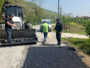 Gölyaka Değirmentepe’de Yol Çalışmaları Tamamlandı