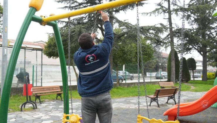 Düzce’de Parklar Yaz Sezonuna Hazırlanıyor