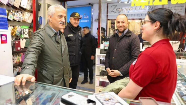 Vali Makas’tan Esnafa Ziyaret: “Her Zaman Yanınızdayız”