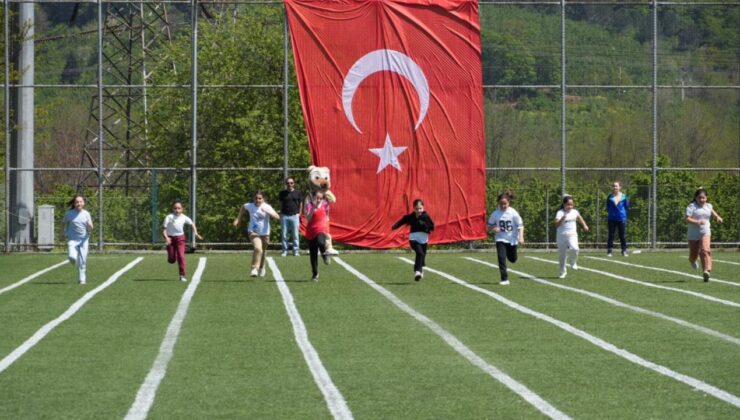 Kaynaşlı’da Dünya Çocuk Atletizmi Günü Renkli Görüntülere Sahne Oldu