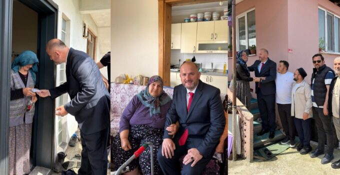 Dedeler Mahallesi’nde Bir Çiçekle Gelen Mutluluk: Anneler Unutulmadı