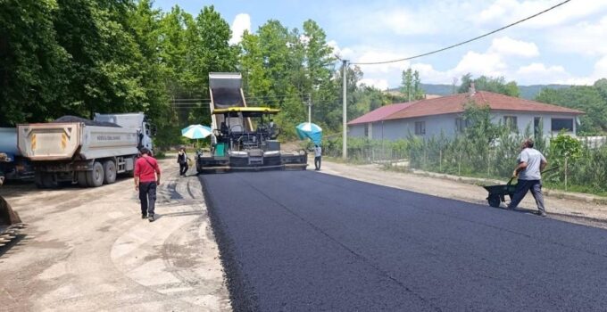 Darıyeri Hasanbey Köyü’nde Sıcak Asfalt Çalışması Tamamlandı
