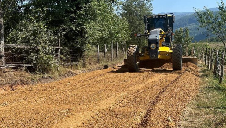 Tavak Köyü’nde Soğuk Asfalt Altyapı Çalışmaları Başladı