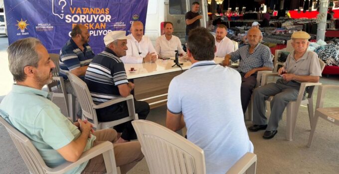 Başkan Yıldız, İlçenin Nabzını Vatandaşlarla Tuttu