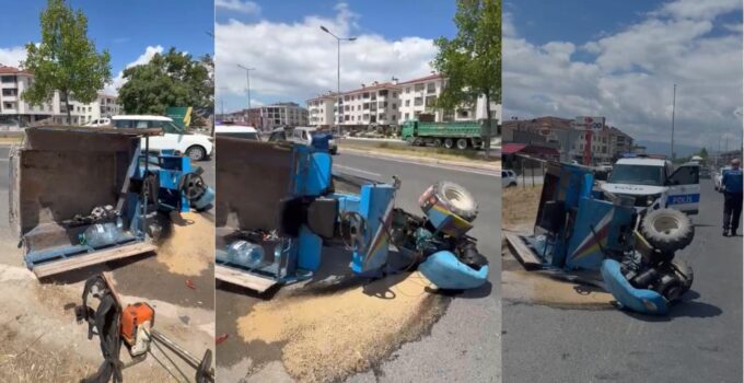 Yeni Bağlantı Yolunda Kamyon ile Patpat Kazası: Patpat Yan Yattı