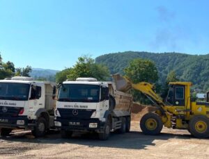 Çamlıca Köyü’nde Yol Altyapısı Güçlendiriliyor