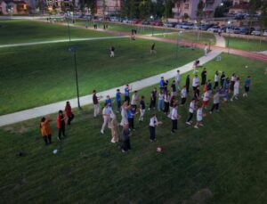 Merkez Park’ta Spor Coşkusu Her Akşam Devam Ediyor