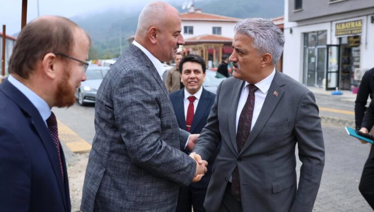 Vali Makas, Çilimli Merkez Camii İnşaatını İnceledi