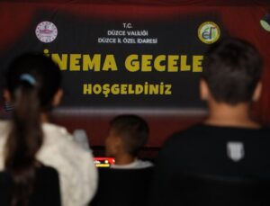 Açık Hava Sinemasında Final Hatipli Ketenciler Köyü’nde