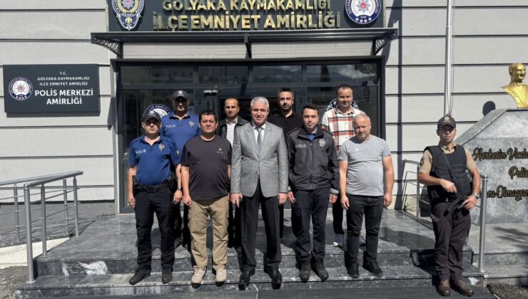 Emniyet Müdürü Ergüder’den Gölyaka’ya Güvenlik Ziyareti